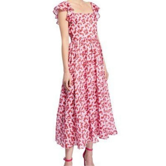 LA Maison Talulah Sweet Sol Midi Dress Size M - Picture 2 of 14